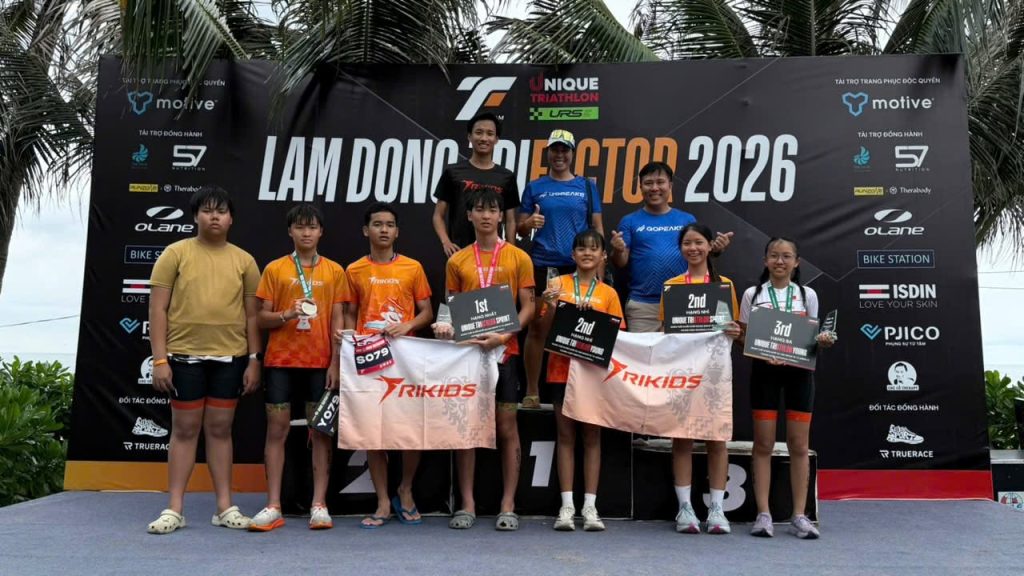 Rock Duy Phong TriKids vô địch Triathlon Sprint U18