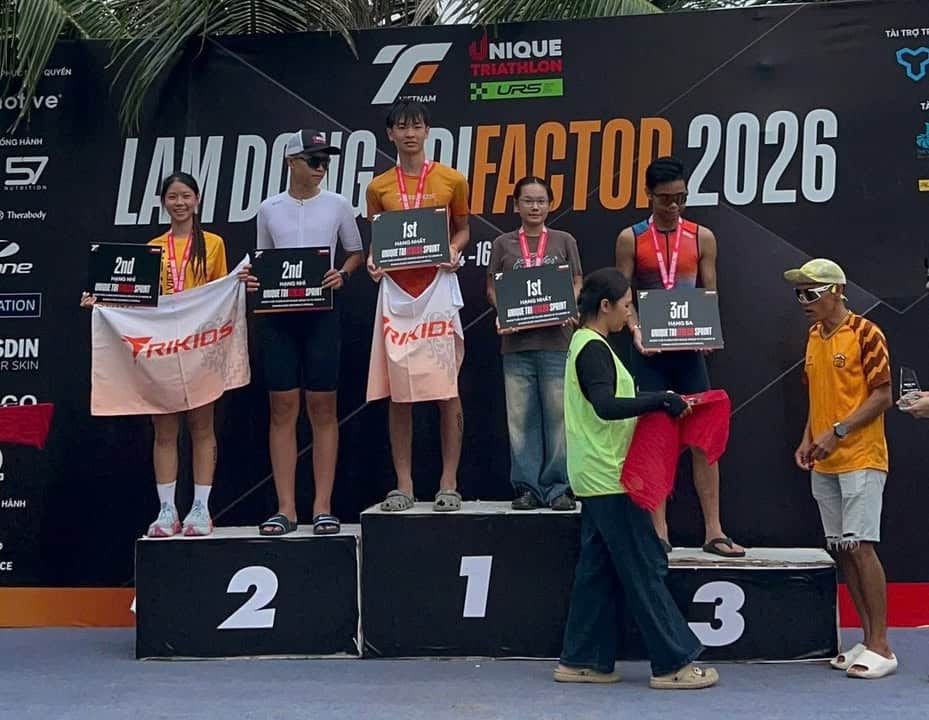 CHÚC MỪNG NHỮNG CHIẾN BINH NHÍ TRIKIDS TOẢ SÁNG TẠI VIETNAM TRIFACTOR 2026 🏊♂️🚴♀️🏃♀️